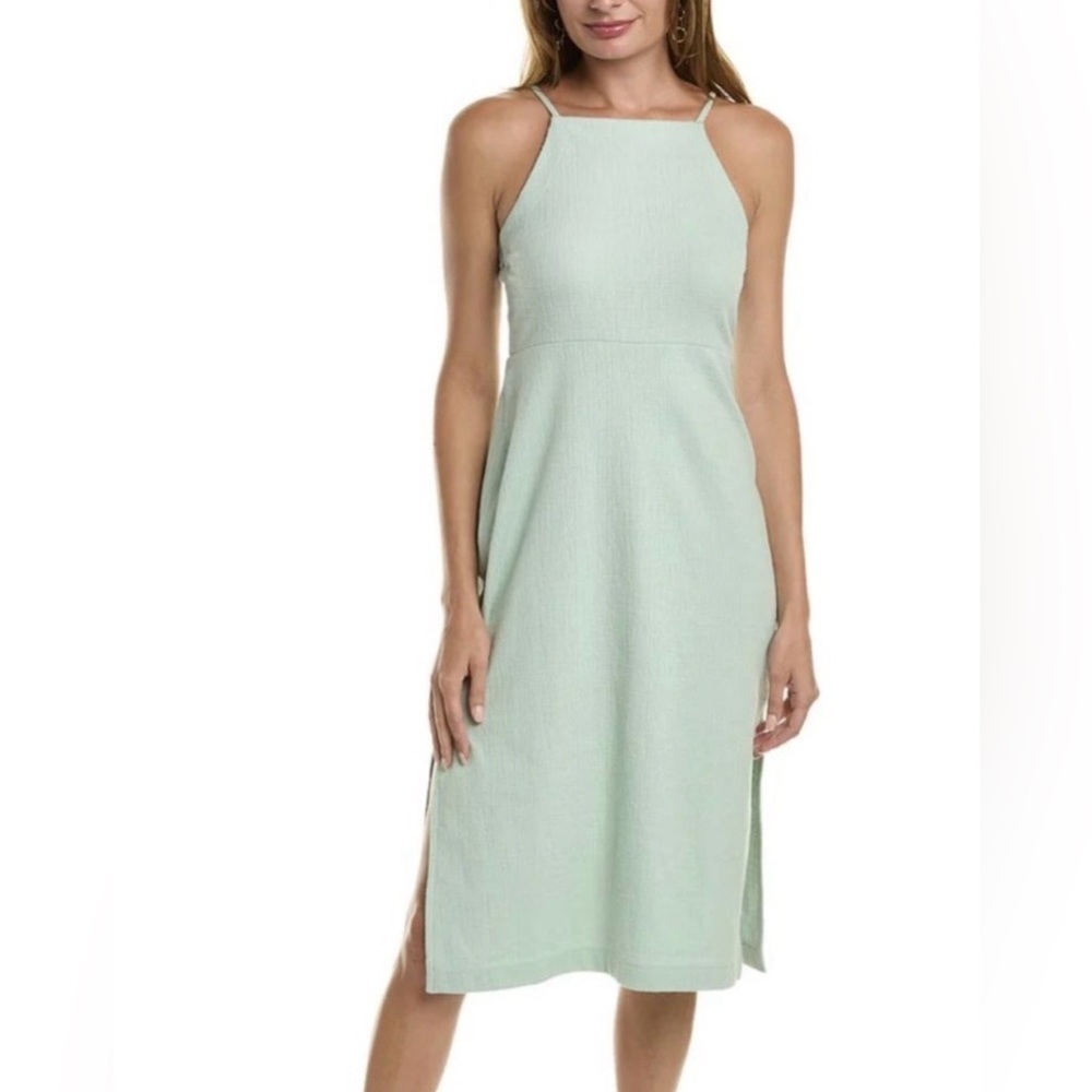 Madewell Light Green Apron Cami Dress - Size XXL